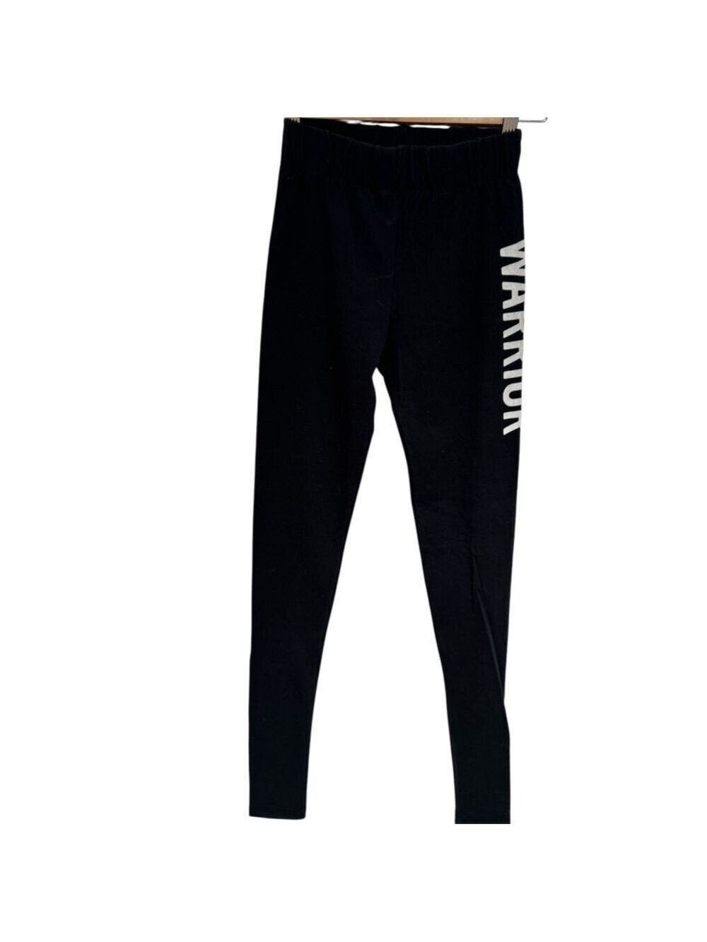 Spiritual Gangster Black Kids “Warrior” Print Leggings - size L (14/16)